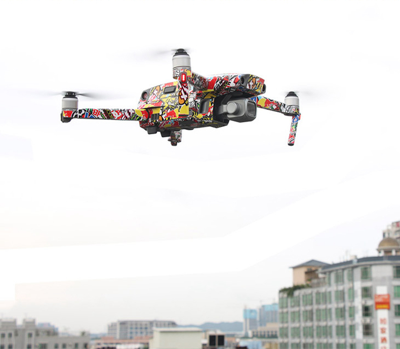 Sunnylife PVC Stickers for DJI Mavic 2 Pro/Zoom RC Drone - Crazy Devil