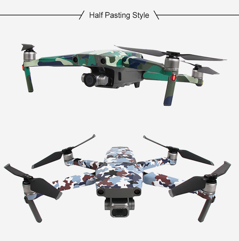 Sunnylife PVC Stickers for DJI Mavic 2 Pro/Zoom RC Drone - Shark Skull