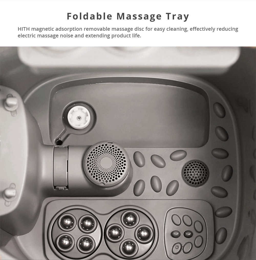 Xiaomi HITH S1 Smart Foot Bath Robot Comfortable 3D Massage 35CM Deep Barrel Foot Bath Triple Security - Gray