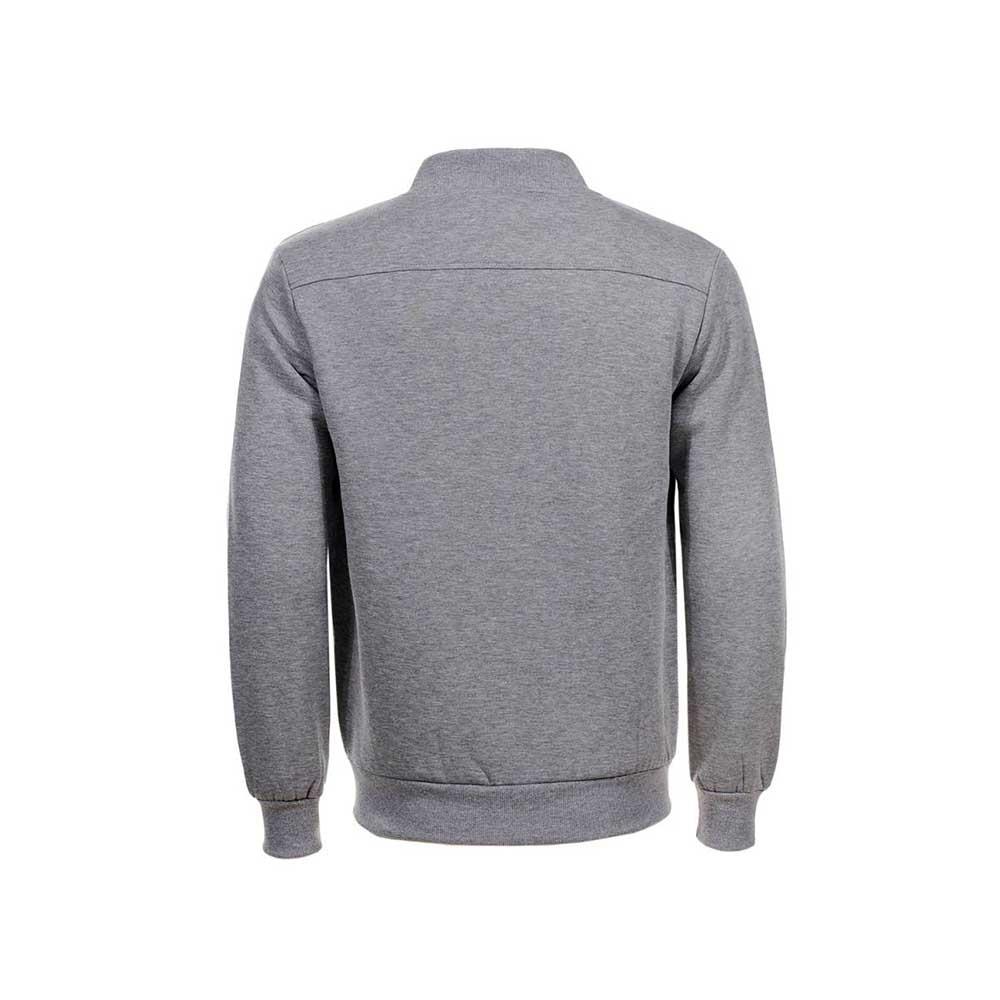 Men Autumn Winter Classic Sportswear Slim Fit Coat Zipper Jacket Size L - Gray