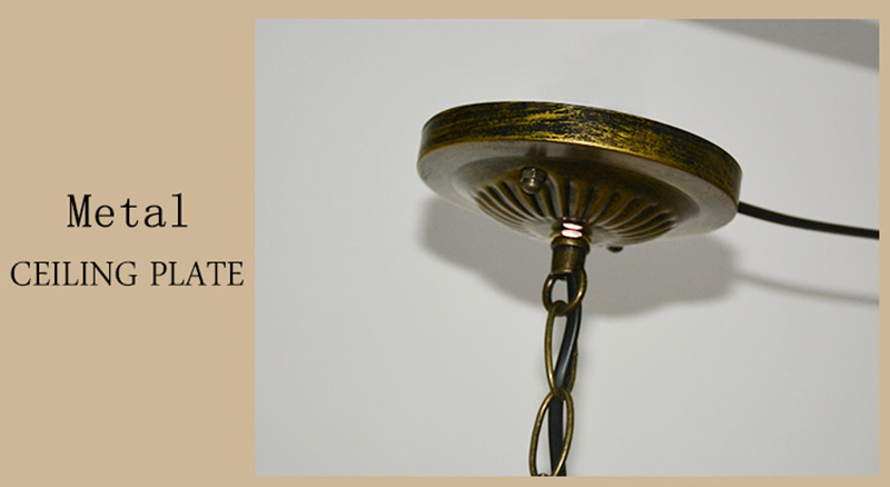 FUMAT Tiffany Glass Lights Stained Glass Parrot Pendant Lamp Antique Art Glass Bird LED Hanging Lamp for Living Room