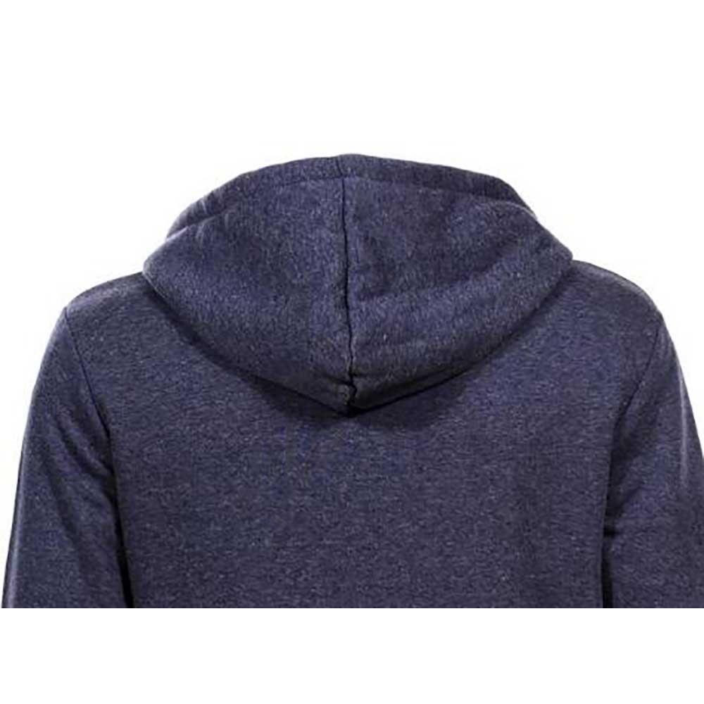 New Men Pullover Winter Warm Collar Cap Zipper Hoodies Tracksuit Fashion Hoodies Size XXXXXL - Navyblue