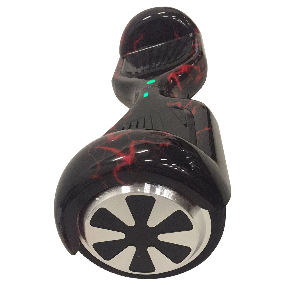 [DE Stock] 6.5-RedLight-P1 Hoverboard Smart Electric Self Balancing Scooter 6.5 Inch Tire 500W Motor 15km Mileage EU Plug - Black + Red