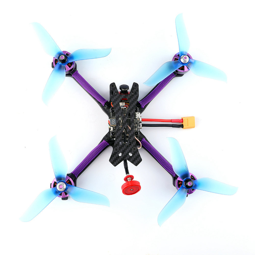 Tero Q215mm FPV Racing Drone F4 PRO+ V2 FC 35A 2-6S Blheli-S 4In1 ESC 5.8G VTX 800TVL Camera Frsky XM+ Receiver - BNF