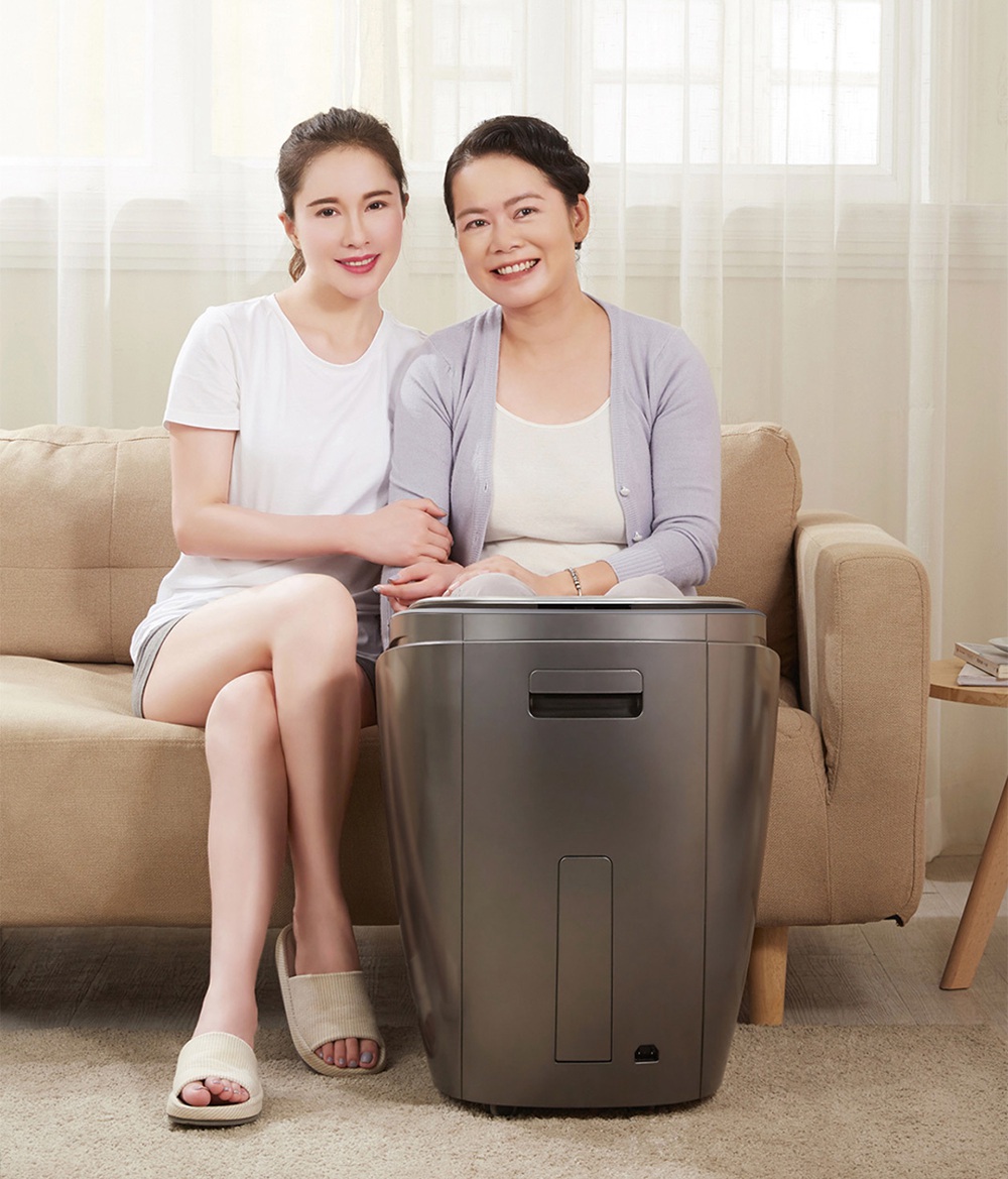 Xiaomi HITH S1 Smart Foot Bath Robot Comfortable 3D Massage 35CM Deep Barrel Foot Bath Triple Security - Gray