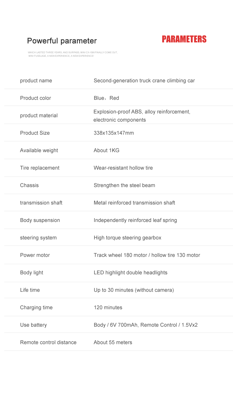 JDRC JD002A 2.4G 1:12 4WD Brushed Off-road Military Truck RC Car with LED Light RTR - Blue