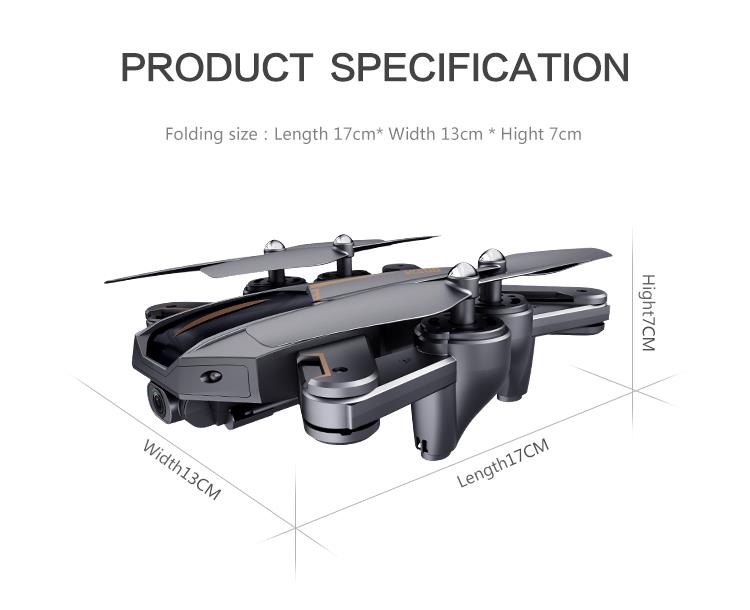 VISUO XS812 GPS 5G WiFi 5MP FPV RC Quadcopter Foldable with 5MP HD Camera 15mins Flight Time RTF - Two Battery