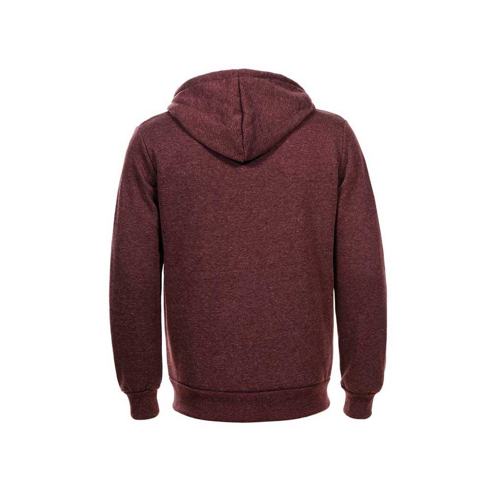 New Men Pullover Winter Warm Collar Cap Zipper Hoodies Tracksuit Fashion Hoodies Size XXL - Burgundy