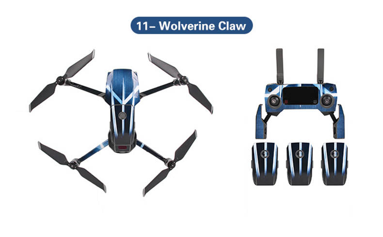 Sunnylife PVC Stickers for DJI Mavic 2 Pro/Zoom RC Drone - Individual Scrawl