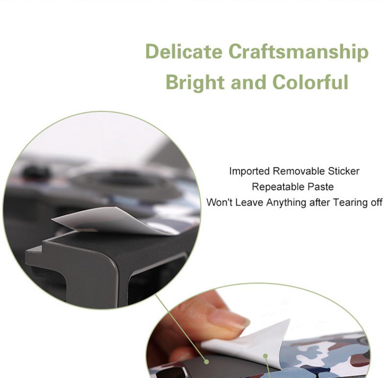 Sunnylife PVC Stickers for DJI Mavic 2 Pro/Zoom RC Drone - Flame Skull