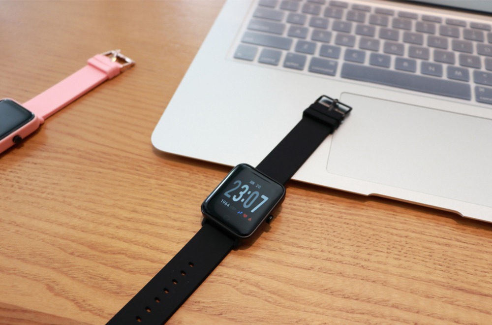 Makibes CK03 Smart Bracelet IP67 Waterproof Blood Pressure Heart Rate Monitor Fitness Activity Tracker - Pink