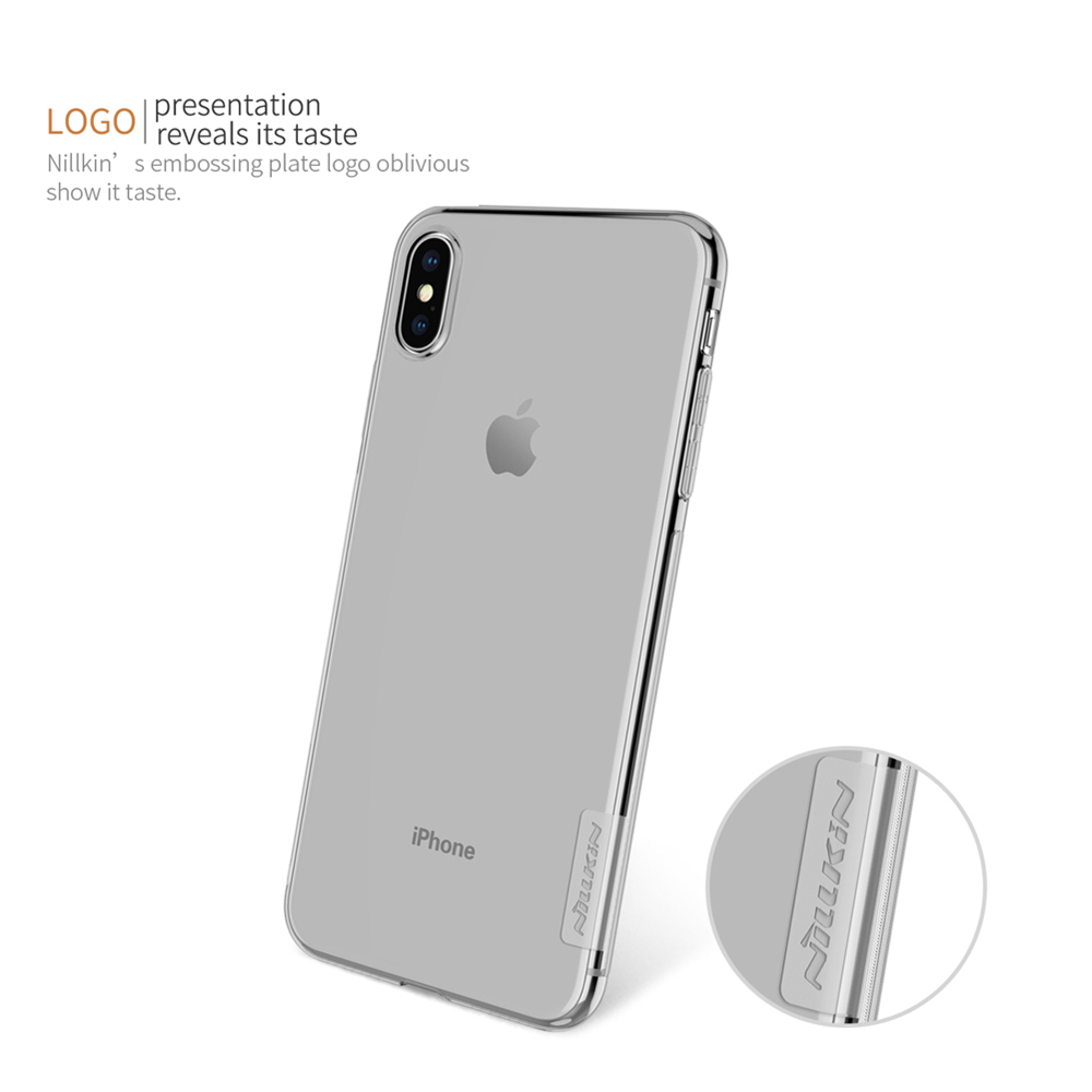 Nillkin Transparent Soft Phone Case for iPhone XS Max White