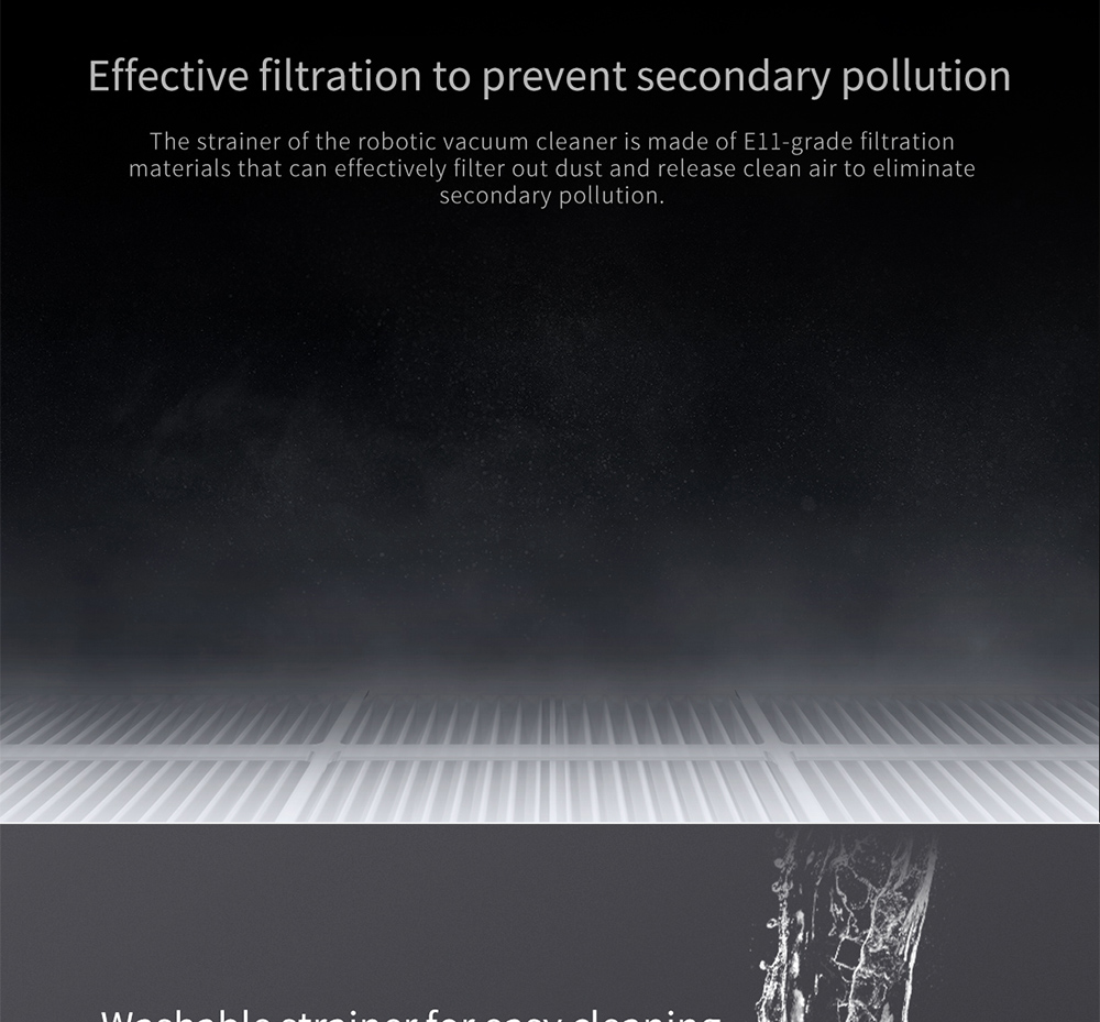 [HK Stock]2PCS Original Xiaomi Robotic Vacuum Cleaner Filter for Xiaomi Robotic Vacuum Cleaner/Xiaomi Robotic Vacuum Cleaner 2