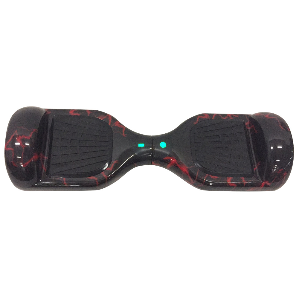 [DE Stock] 6.5-RedLight-P1 Hoverboard Smart Electric Self Balancing Scooter 6.5 Inch Tire 500W Motor 15km Mileage EU Plug - Black + Red