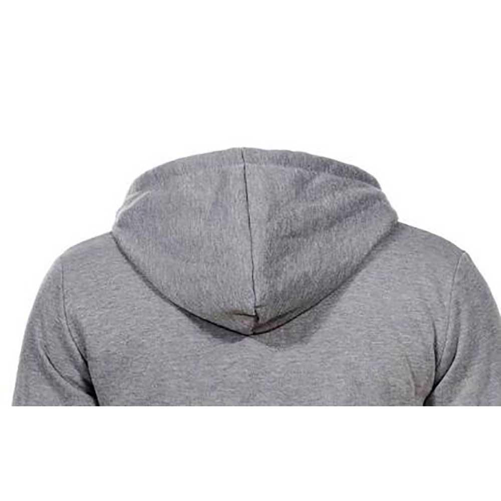 New Men Pullover Winter Warm Collar Cap Zipper Hoodies Tracksuit Fashion Hoodies Size XXXXXL - Light Gray