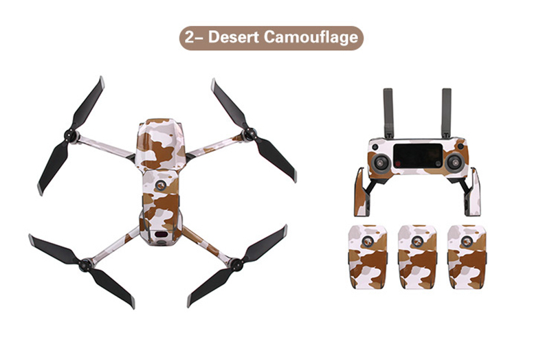 Sunnylife PVC Stickers for DJI Mavic 2 Pro/Zoom RC Drone - Individual Scrawl