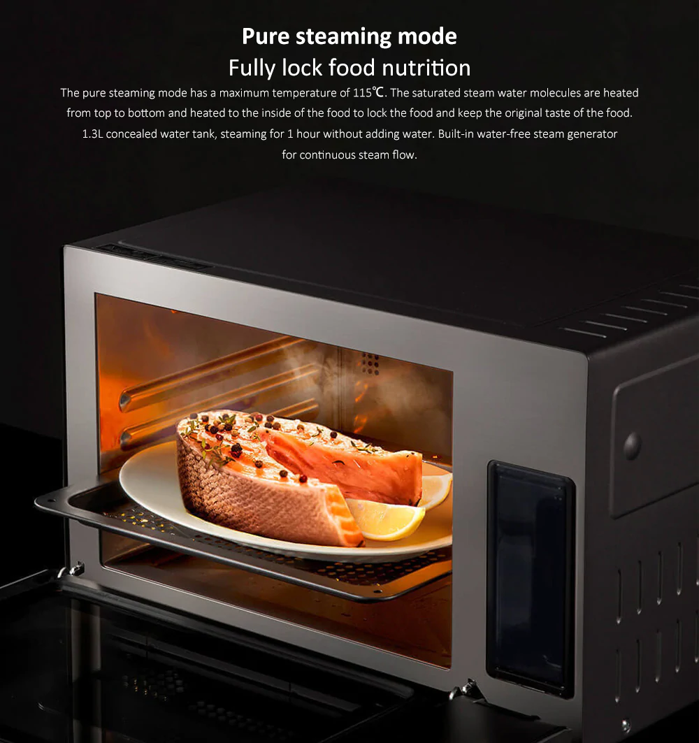 Xiaomi mijia intelligent steam small oven 12l фото 26