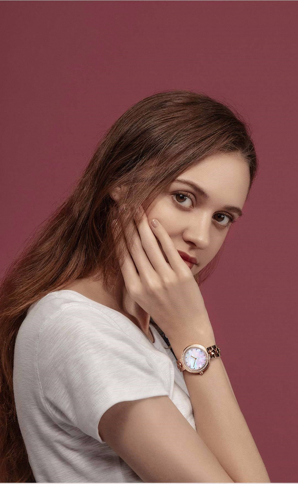 Xiaomi Youpin TwentySeventeen Women's Crystal Quartz Watch - Rose Gold