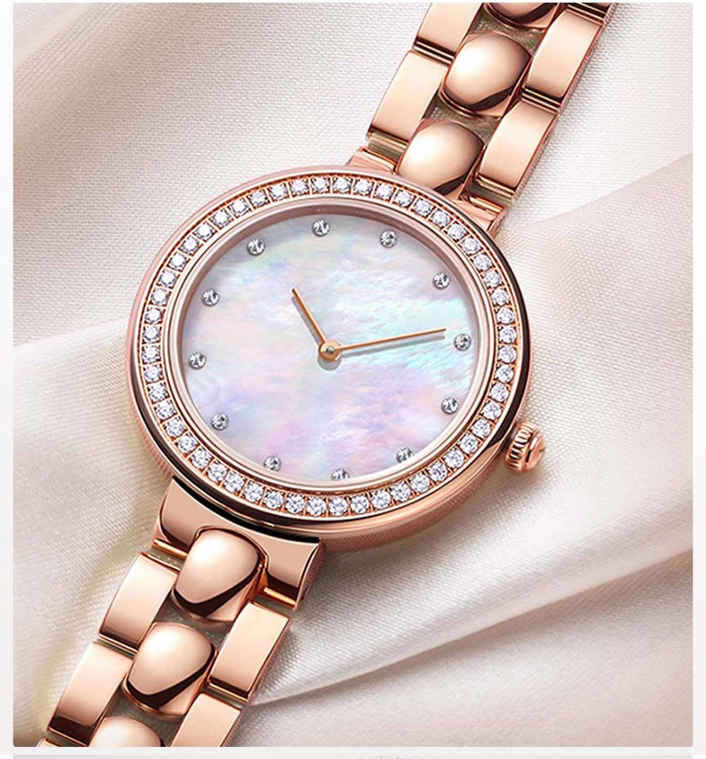 Xiaomi Youpin TwentySeventeen Women's Crystal Quartz Watch - Rose Gold