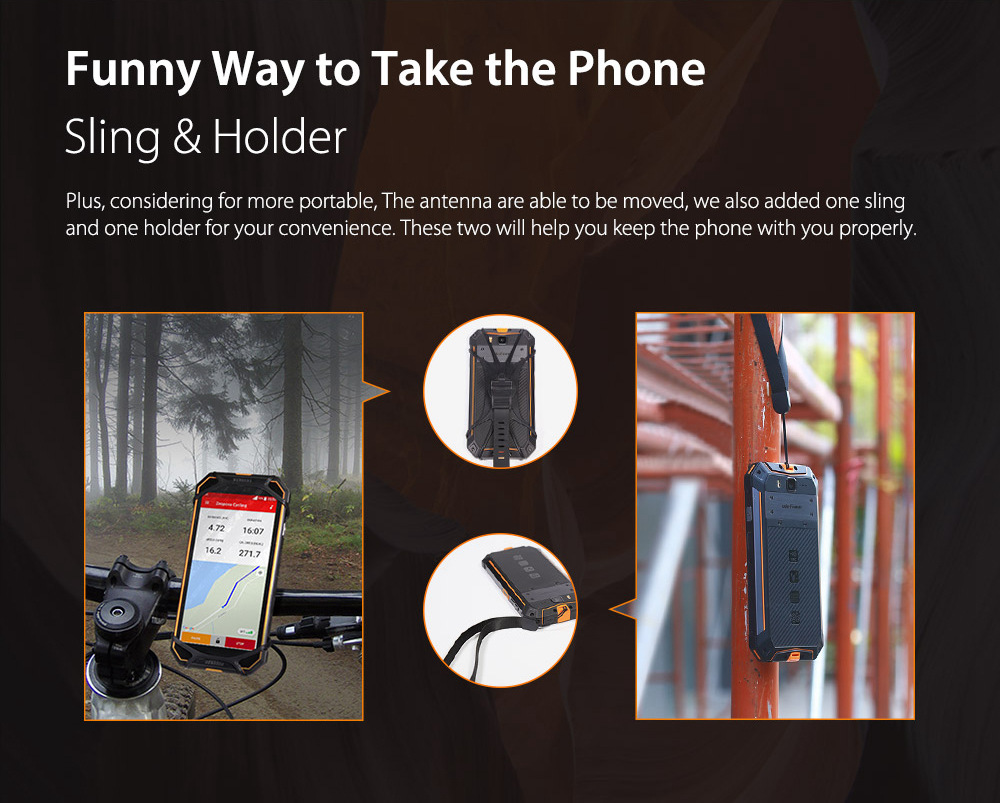 [HK Stock]Ulefone Armor 3 5.7 Inch 4G LTE Smartphone FHD+ Screen MT6763T 4GB 64GB 21.0MP Rear Camera Android 8.1 IP68 NFC 10300mAh Fast Charge - Orange