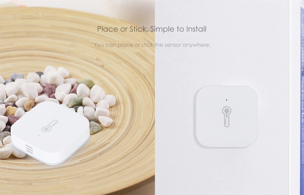 Xiaomi Aqara Temperature Humidity Sensor (Works with Other Aqara Smart Home Devices) - White