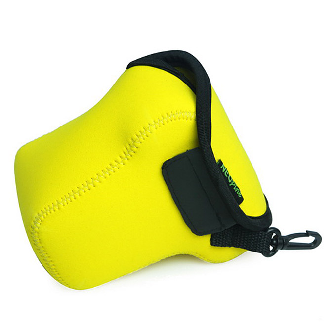 [HK Stock] Neopine NE-NEXM High Quality Diving Material Soft Camera Bag Case for Sony NEX5N/NEX5 - Yellow