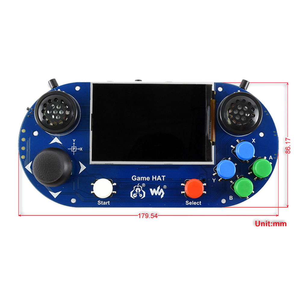 Waveshare Game HAT Portable Game Console Expansion Board for Raspberry Pi - Multi