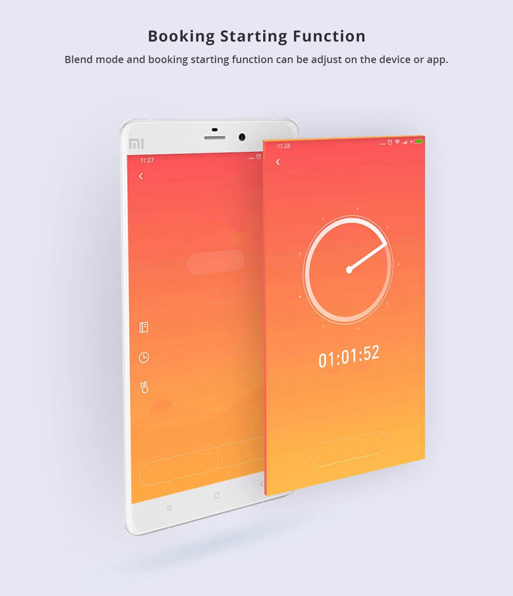 Xiaomi Viomi High-speed Blender Ultra High-speed Automatic Temperature Retention APP Reservation - Black