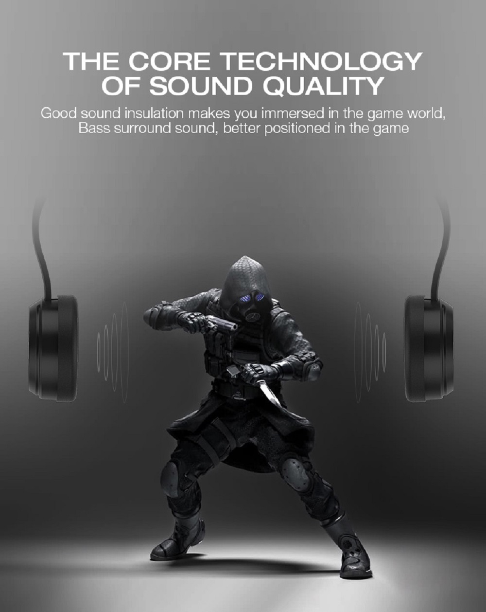 VR SHINECON SC-G04E with Headset Virtual Reality Glasses Support 4.7~6.0" Smartphone - Black