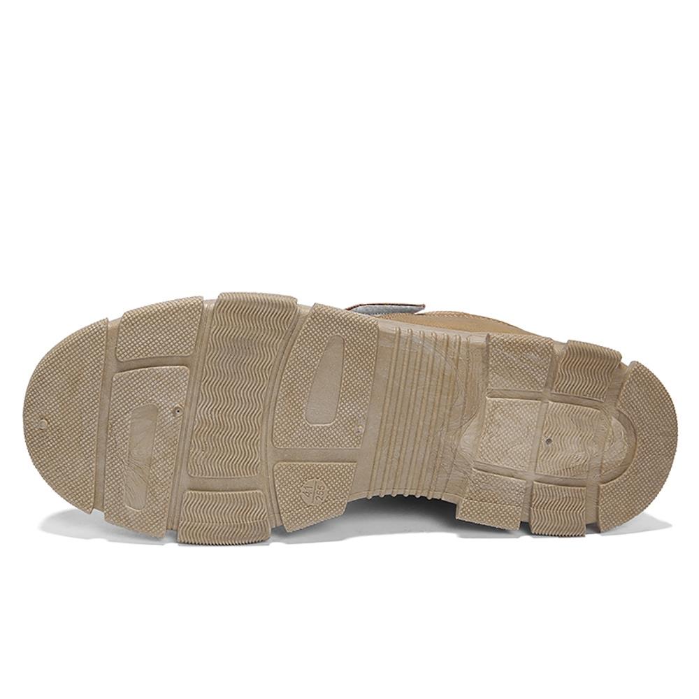 S2802 Men's Casual Martin Boots Sports Shoes Rubber Sole EU39.5 - Khaki