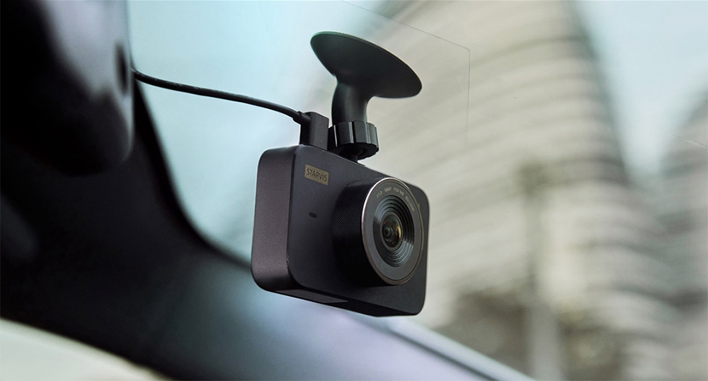 Xiaomi Mijia Car DVR Camera 1S SONY IMX307 Sensor 3 Inch IPS Screen 1080P 140 Degree Wide 3D Noise Reduction Intelligent Voice Control - Black