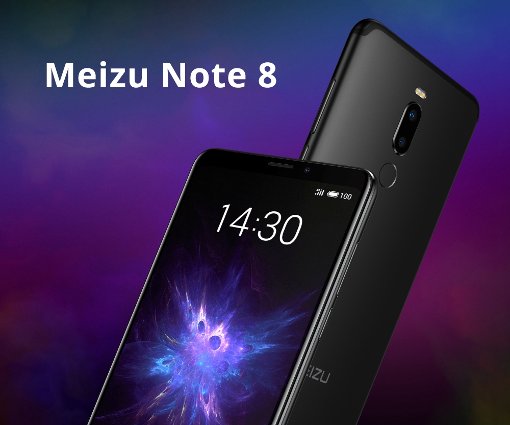 Meizu Note 8 6.0 Inch 4G LTE Smartphone Snapdragon 632 4GB 64GB 12.0MP + 5.0MP Двойные задние камеры Android 8.1 Face ID Быстрая зарядка - синий