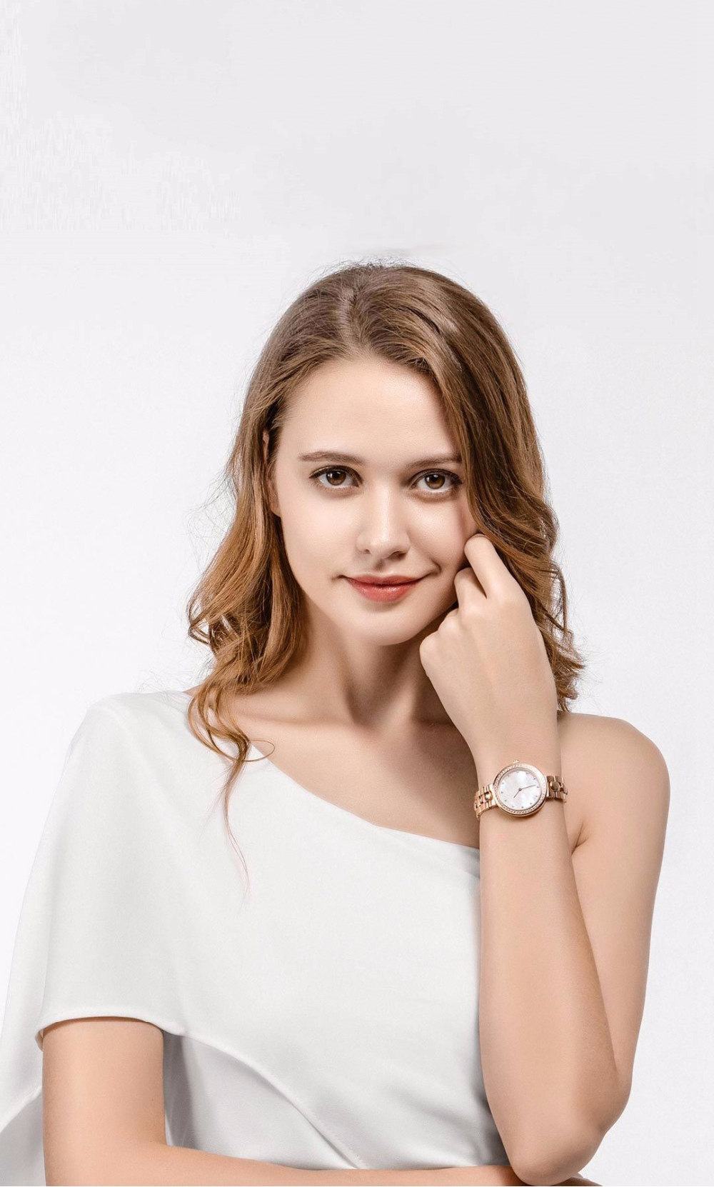 Xiaomi Youpin TwentySeventeen Women's Crystal Quartz Watch - Rose Gold