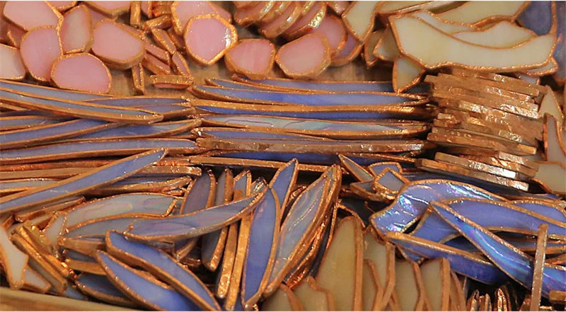 FUMAT Nordic Stained Glass Table Lamp - Creative Colorful Fish Design