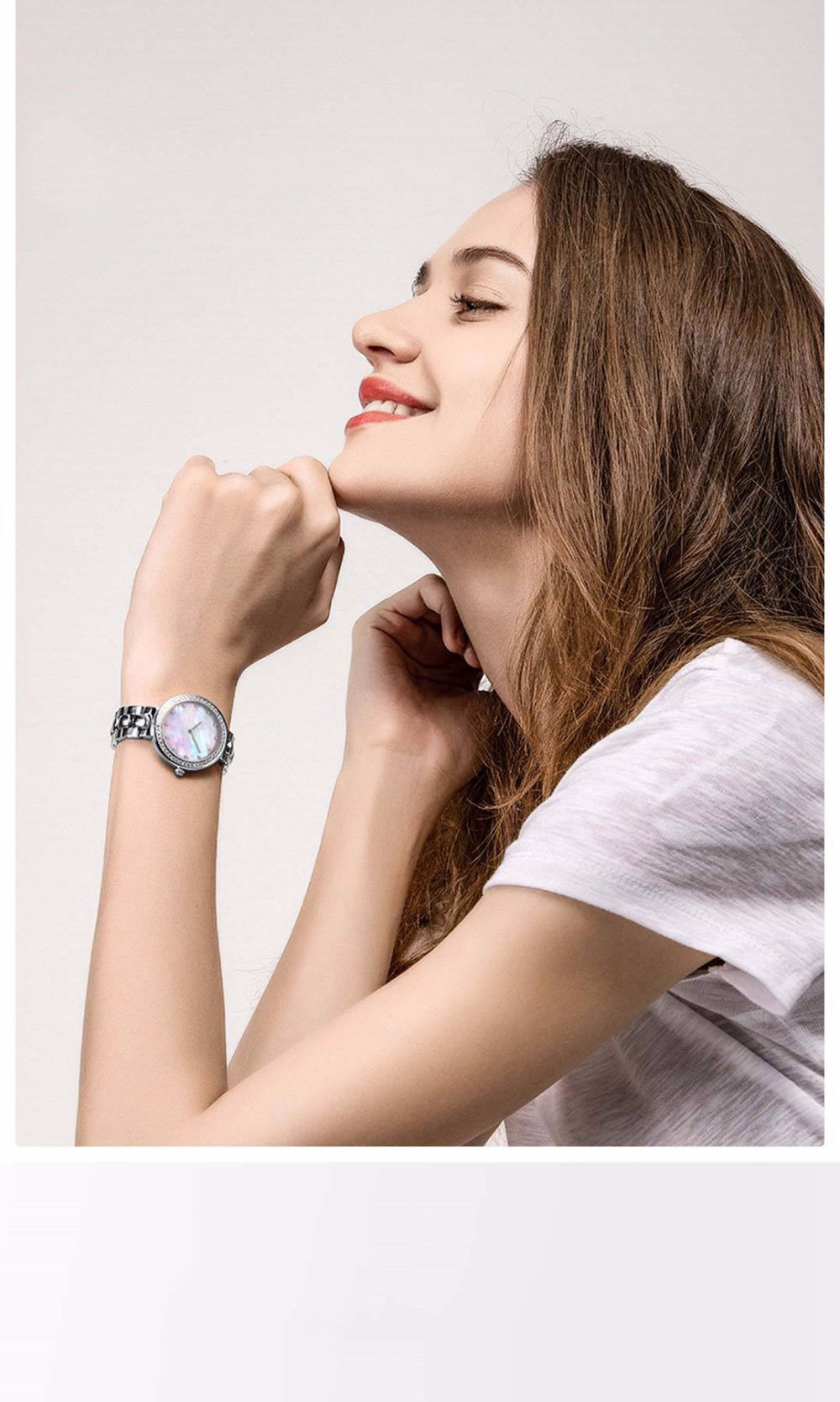 Xiaomi Youpin TwentySeventeen Women's Crystal Quartz Watch - Rose Gold