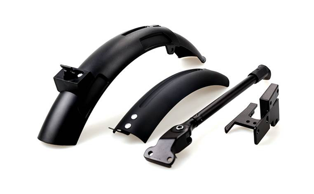 Original Xiaomi Qicycle EF1 Smart Bicycle Accessory Set (Fender + Parking Rack) - Black