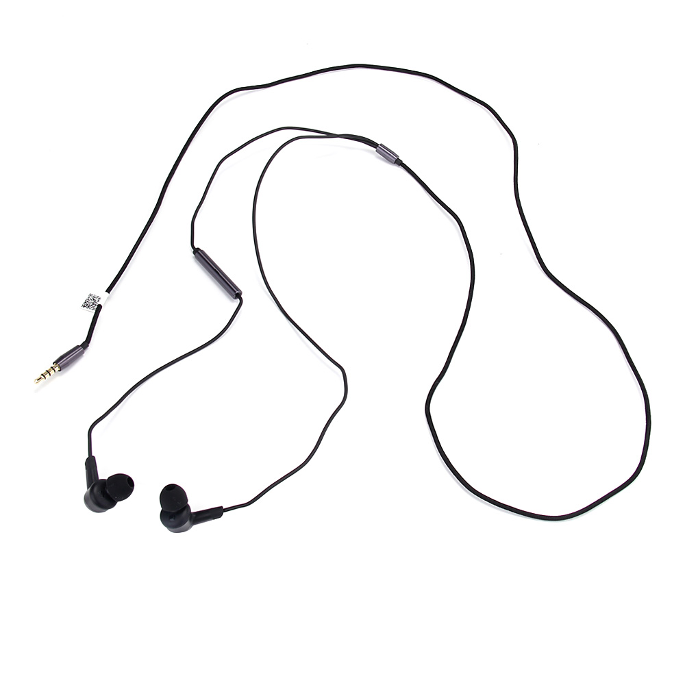 [HK Stock] New Original Xiaomi Piston 3 Earphone 2015 In-Ear Earphones Wire Control Mic for iPhone iPod Android - Black