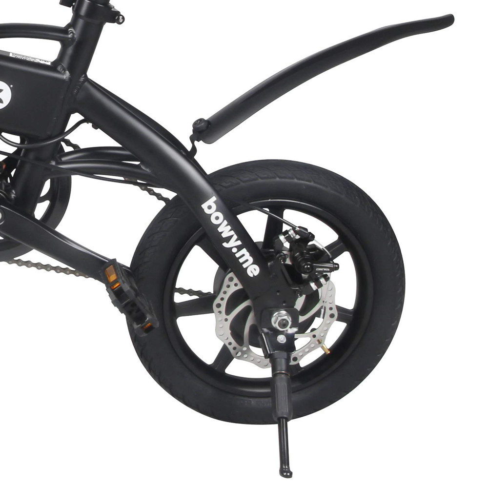 [DE Stock] Megawheels EB01 Portable Folding Electric Moped Bicycle 240W Motor 14 Inch Tire BMS Battery Manage System - Black