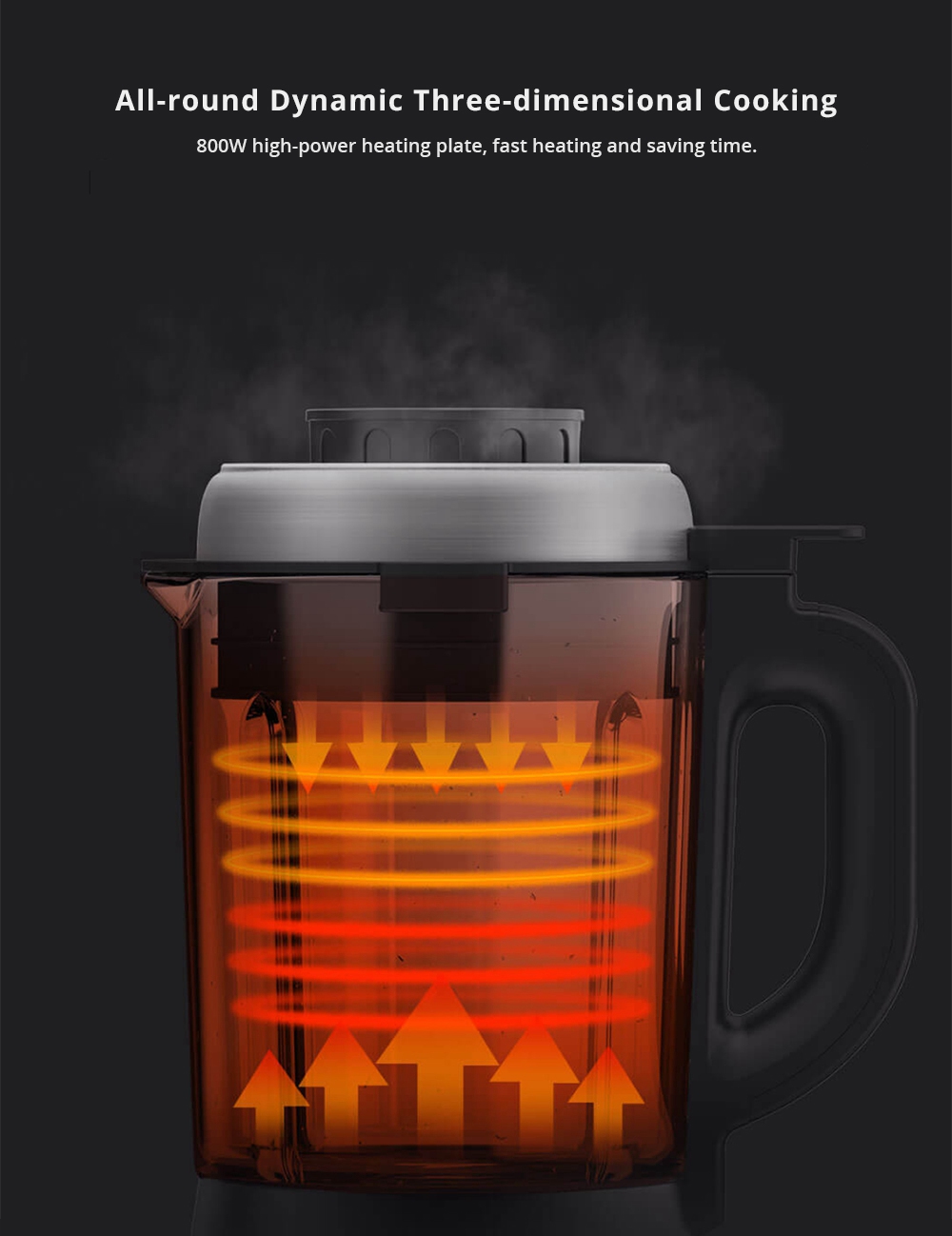 Xiaomi Viomi High-speed Blender Ultra High-speed Automatic Temperature Retention APP Reservation - Black