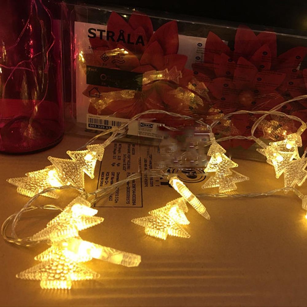 20PCS Christmas Tree LED String Lights for Christmas New Year (2.2 Meters) - Warm White