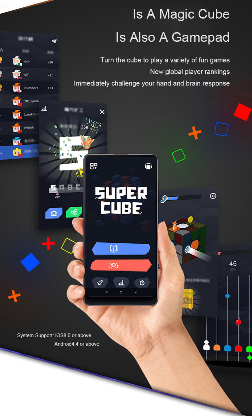 Xiaomi Giiker I3S Super Square Magic Cube Mult-color