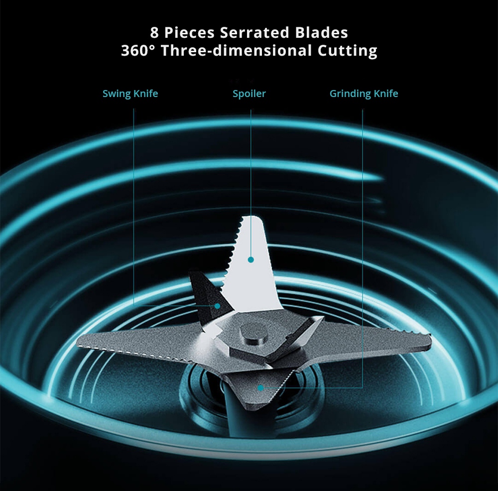 Xiaomi Viomi High-speed Blender Ultra High-speed Automatic Temperature Retention APP Reservation - Black