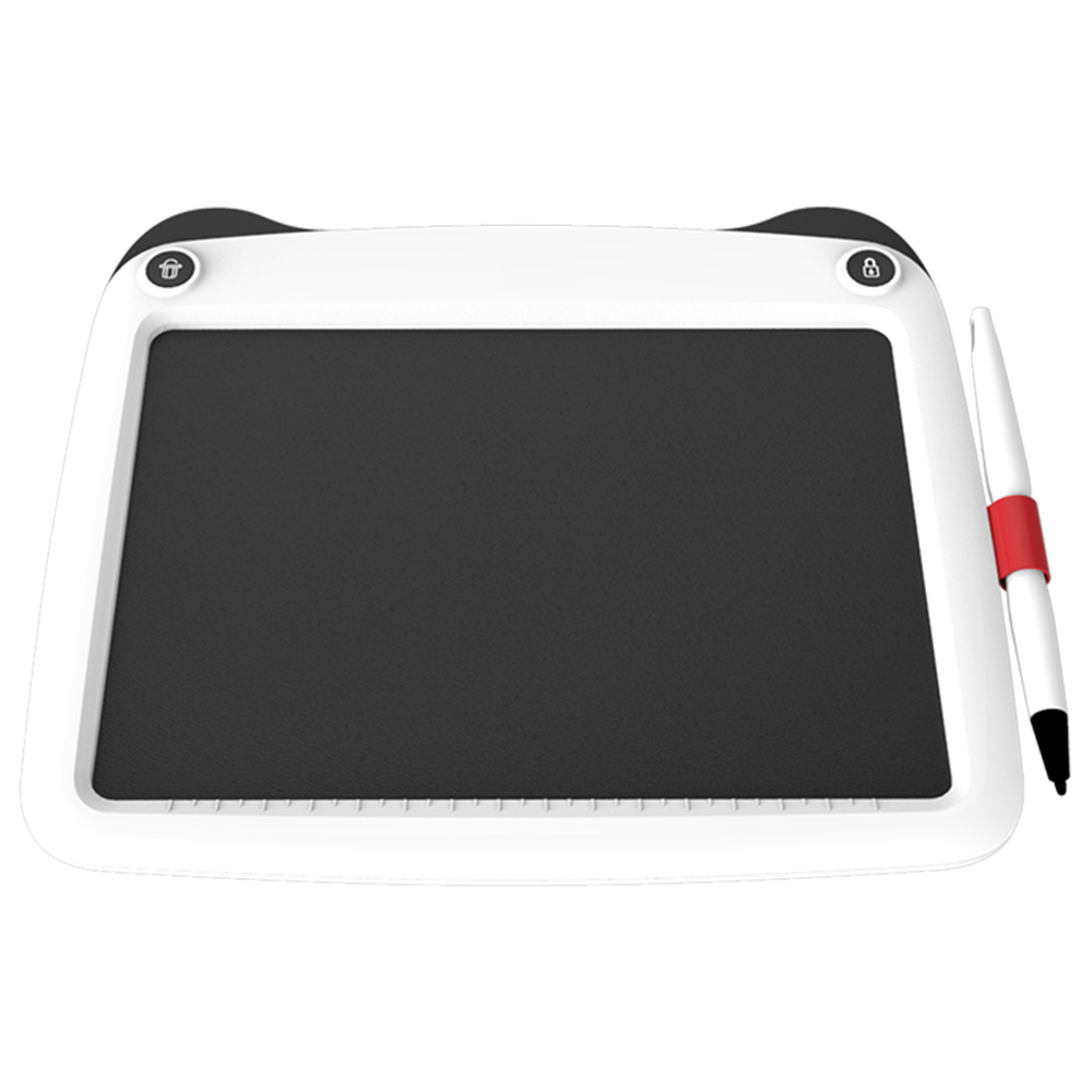 Enotepad Panda 10 Inch LCD Digital Writing Tablet For Kids' Drawing Handwriting With Stylus Pen - White