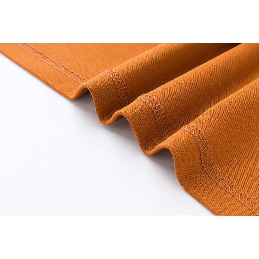 Men's Autumn Business Casual Long Sleeve Lapel Polo Shirt Anti-Pilling Size M - Yellow