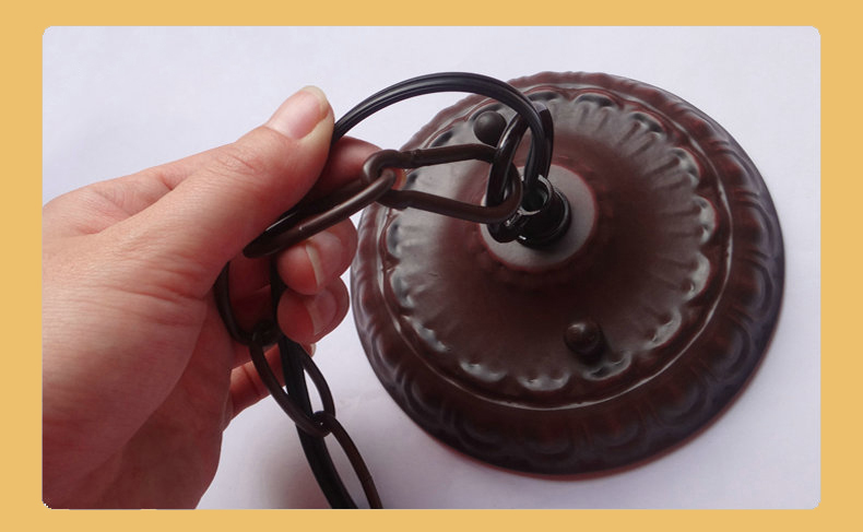 FUMAT Tiffany Style Stained Glass Handcrafted Pendant Light - Creative Dual Parrot Hanging Lamp