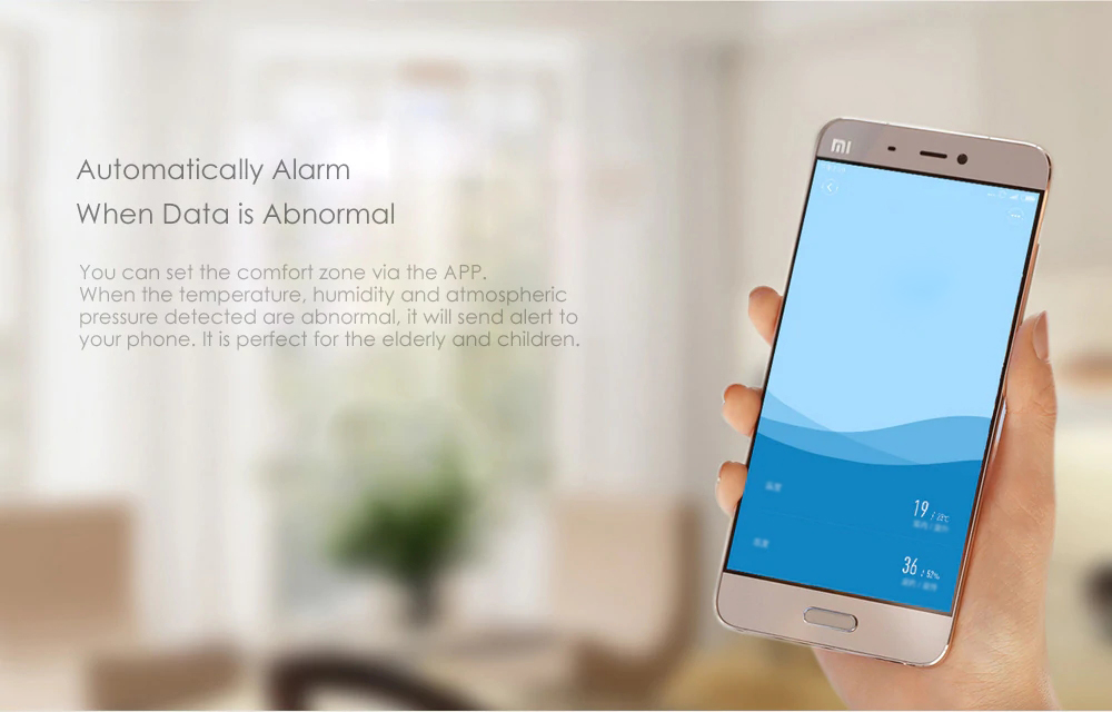 Xiaomi Aqara Temperature Humidity Sensor (Works with Other Aqara Smart Home Devices) - White