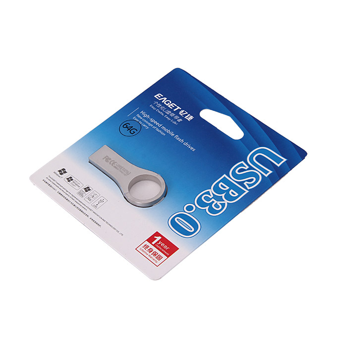 Eaget U66 64GB USB 3.0 Super Speed USB Flash Drive U Disk USB Memory Stick USB Pen Drive - Silver