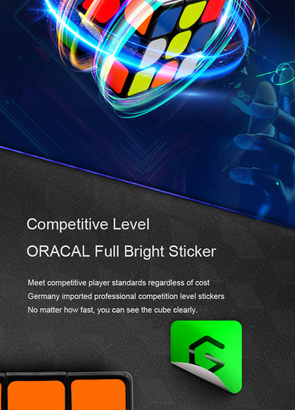 Xiaomi Giiker Super Square Magic Cube i3S Bluetooth APP Intelligent Teaching Smooth Racing Third-order Magnetic Force - Multi