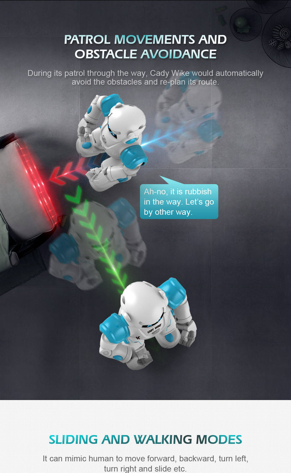 jjrc r11 cady wike smart rc robot