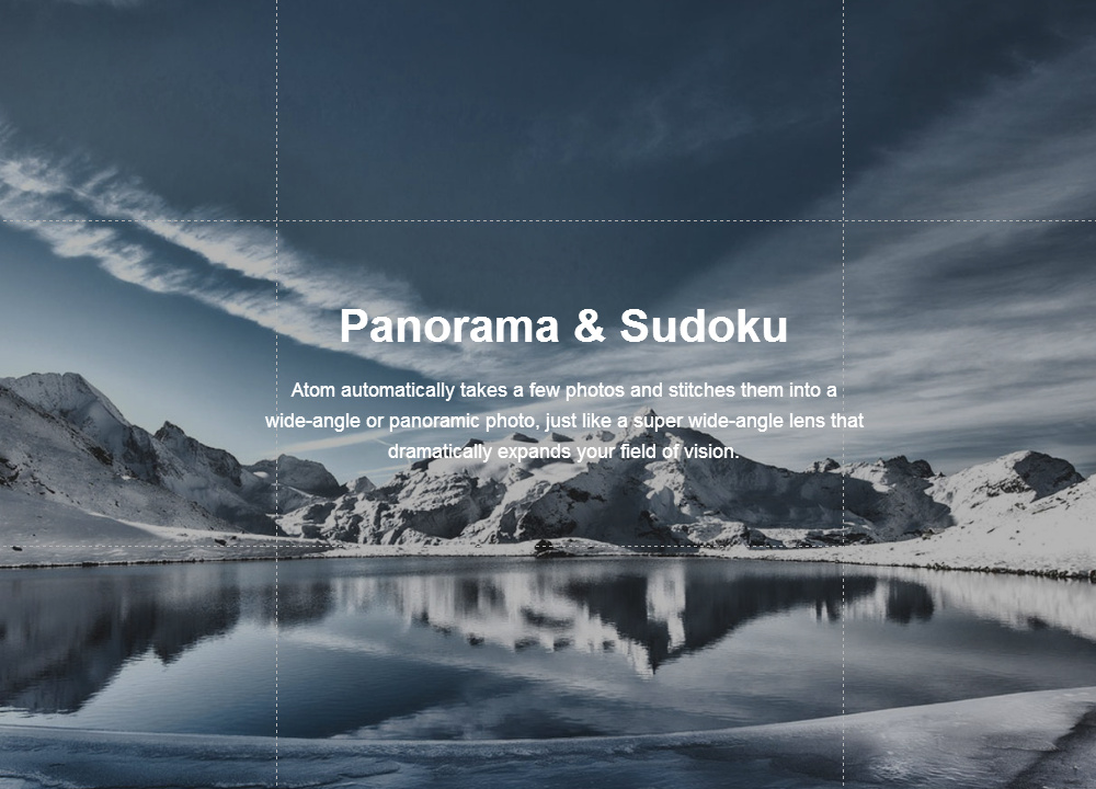 Snoppa Atom 3-Axis Brushless Foldable Handheld Gimbal Stabilizer for Smartphone - Mystery Black